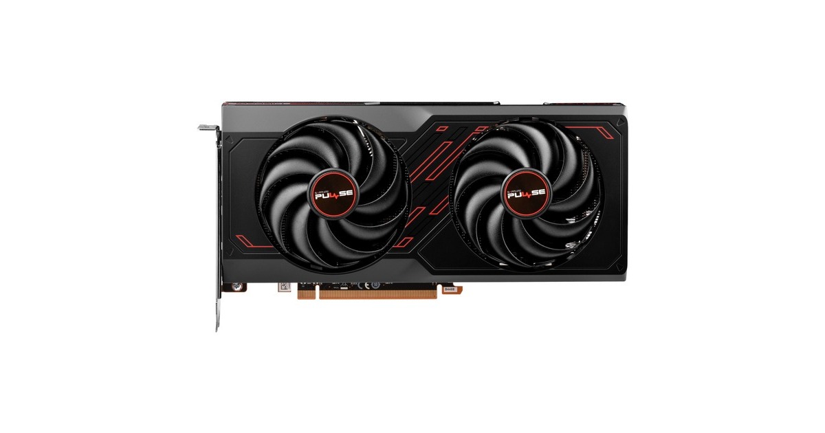 SAPPHIRE Radeon RX 7600 PULSE GAMING OC, Grafikkarte(RDNA 3, GDDR6, 3x DisplayPort, 1x HDMI 2.1)