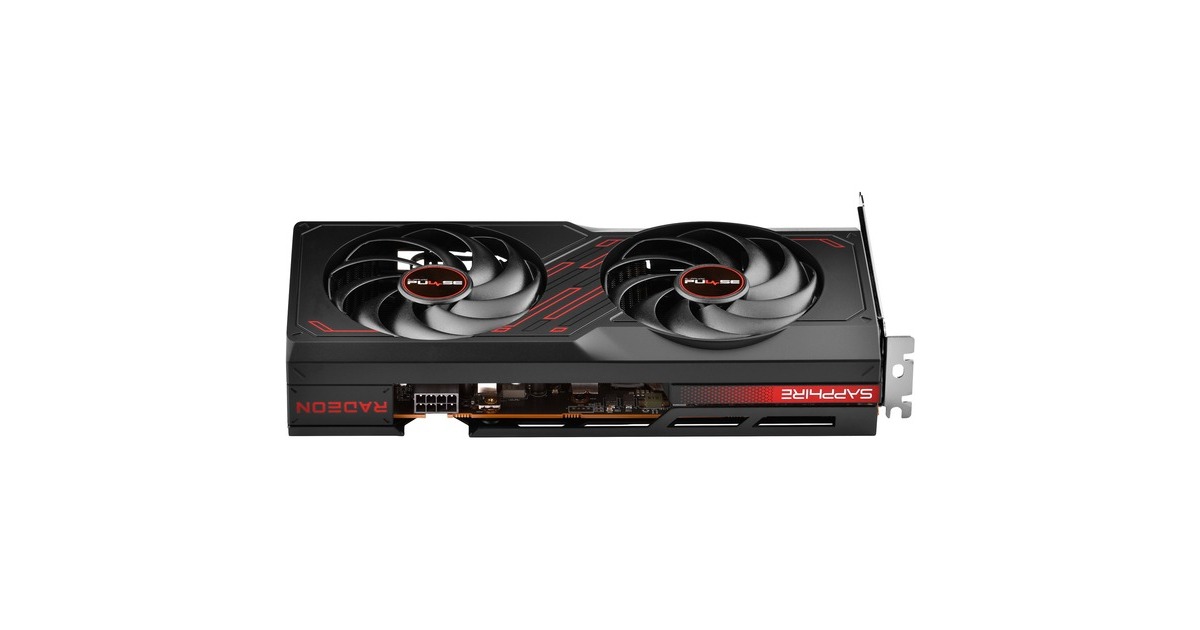 SAPPHIRE Radeon RX 7600 PULSE GAMING OC, Grafikkarte(RDNA 3, GDDR6, 3x DisplayPort, 1x HDMI 2.1)