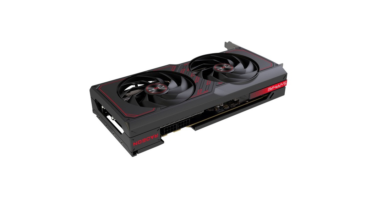 SAPPHIRE Radeon RX 7600 XT PULSE GAMING OC, Grafikkarte(RDNA 3, GDDR6, 2x DisplayPort, 2x HDMI 2.1)