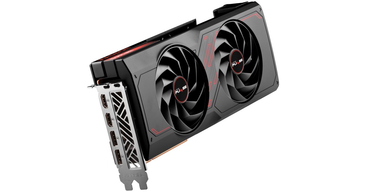 SAPPHIRE Radeon RX 7700 XT PULSE GAMING 12G, Grafikkarte(RDNA 3, GDDR6, 2x DisplayPort, 2x HDMI 2.1)