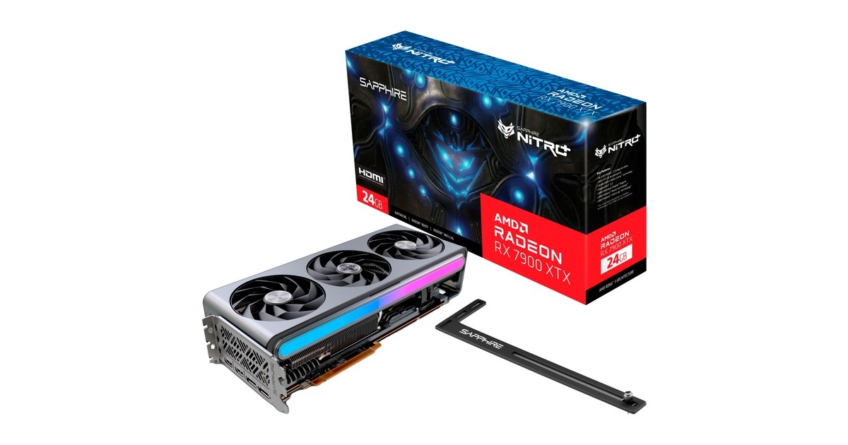 SAPPHIRE Radeon RX 7900 XTX NITRO+ Vapor-X 24GB, Grafikkarte(RDNA 3, GDDR6, 2x DisplayPort, 2x HDMI 2.1) SAPPHIRE Radeon RX 7900 XTX NITRO+ Vapor-X 24GB, Grafikkarte(RDNA 3, GDDR6, 2x DisplayPort, 2x HDMI 2.1)