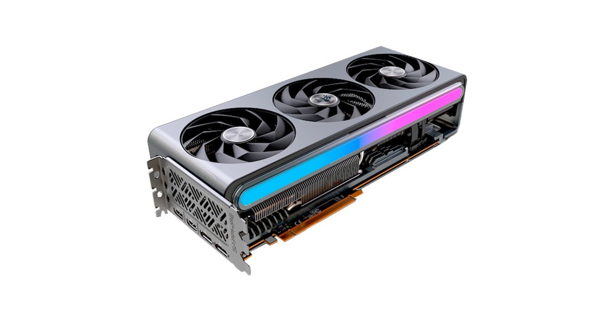 SAPPHIRE Radeon RX 7900 XTX NITRO+ Vapor-X 24GB, Grafikkarte(RDNA 3, GDDR6, 2x DisplayPort, 2x HDMI 2.1)