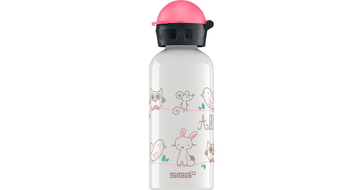 SIGG Alu All My Friends 0,4 Liter, Trinkflasche(weiß)