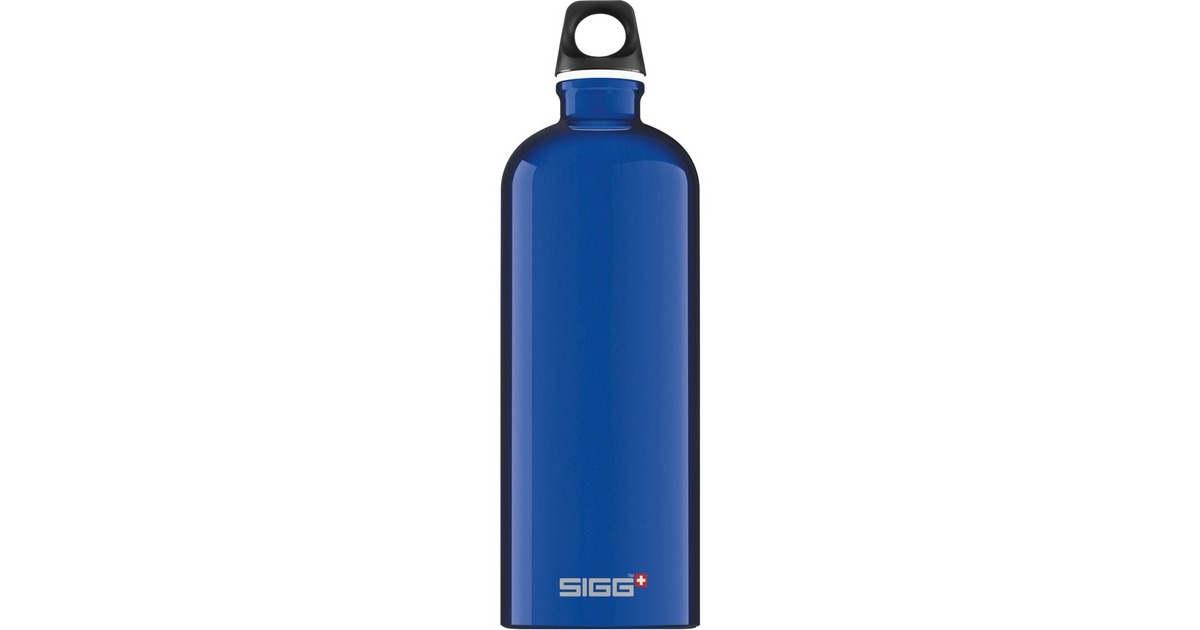 SIGG Alu Traveller 1 Liter, Trinkflasche(blau)