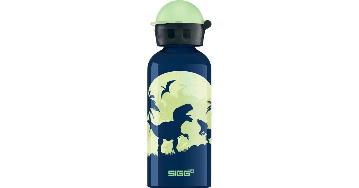 SIGG KBT Glow Moon Dinos 0,4 Liter, Trinkflasche(blau)