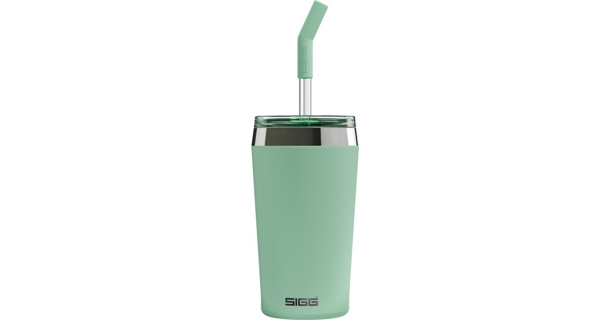 SIGG Kaffeebecher Helia Milky Green 0,45L, Thermobecher(hellgrün, mit Trinkhalm) SIGG Kaffeebecher Helia Milky Green 0,45L, Thermobecher(hellgrün, mit Trinkhalm)