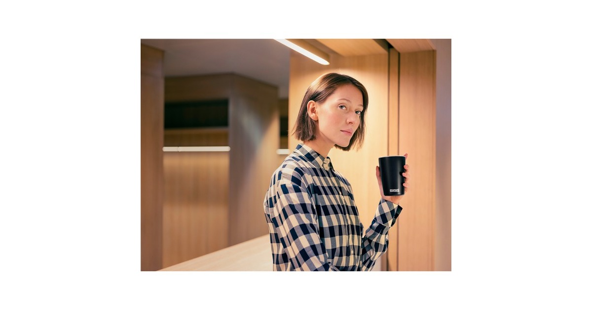 SIGG Kaffeebecher NESO Pure Ceram Black 0,3L, Thermobecher(schwarz)