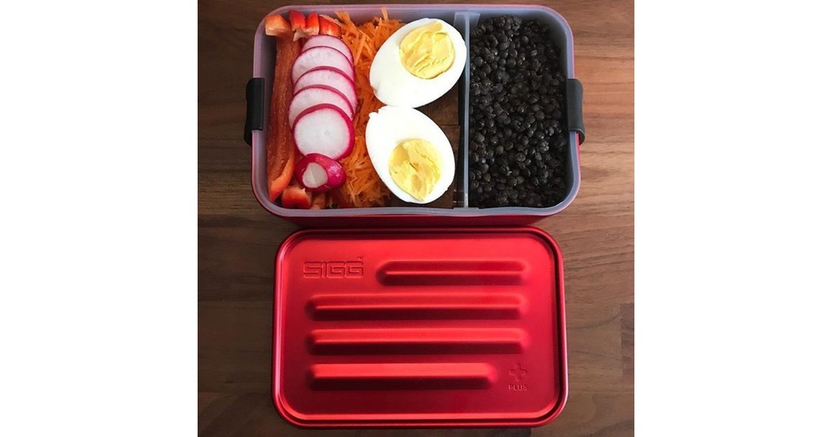 SIGG Metal Box Plus S, Lunch-Box(rot)