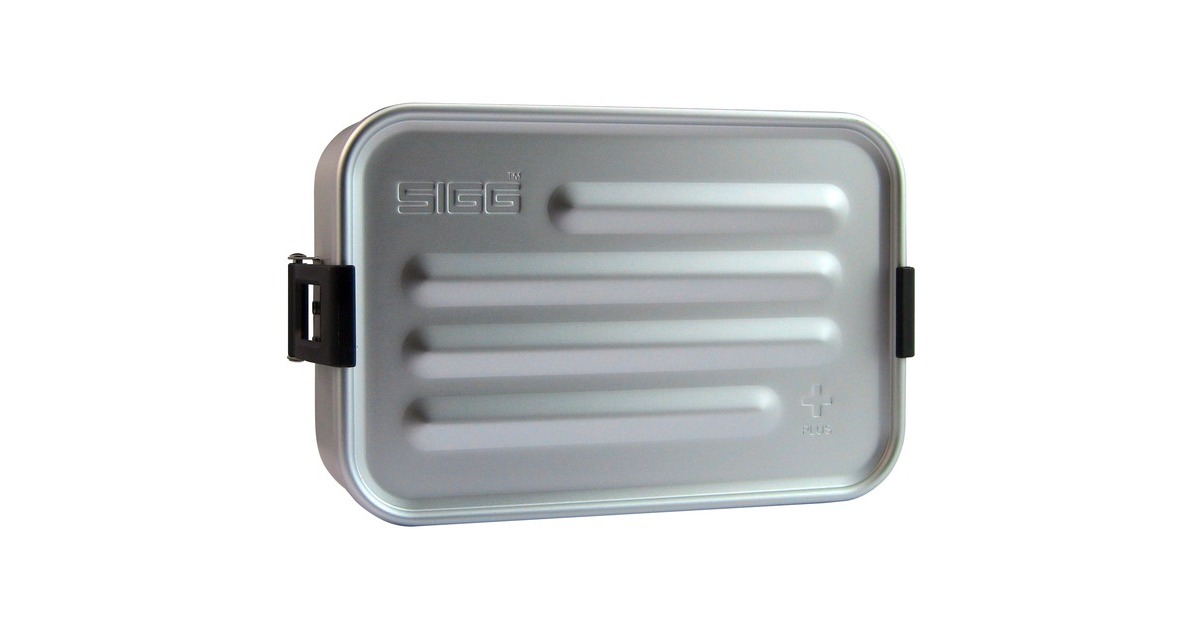 SIGG Metal Box Plus S, Lunch-Box(silber, 1,2 Liter)