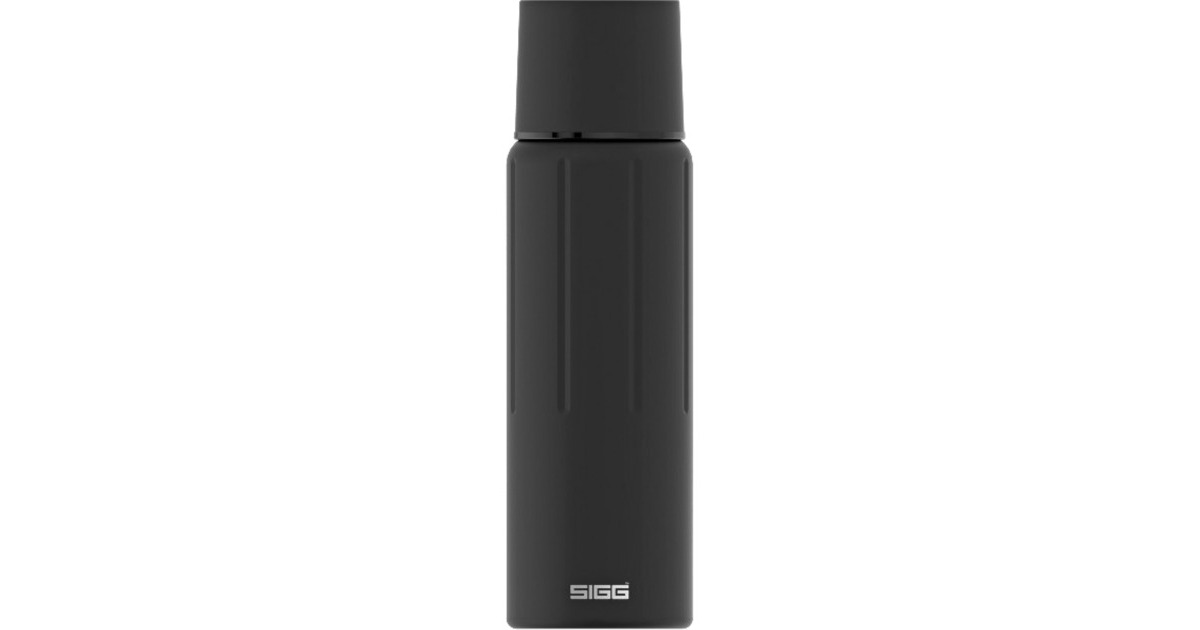 SIGG Thermosflasche Gemstone IBT Obsidian 1,1L(schwarz, Ø 87mm)