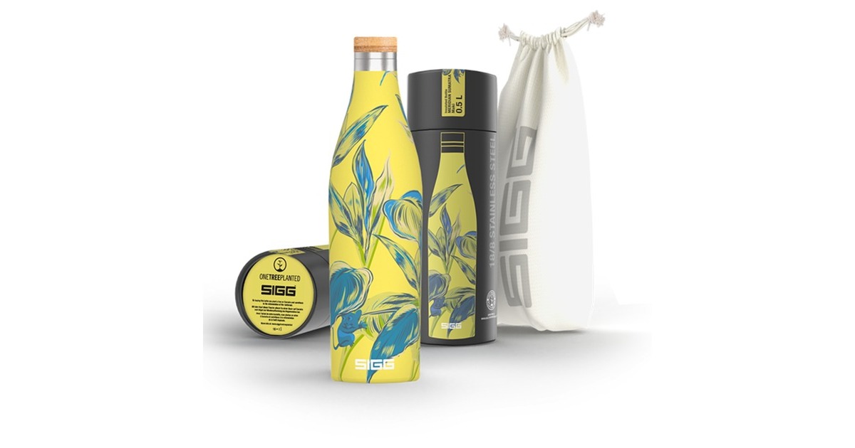 SIGG Trinkflasche Meridian Sumatra Maki 0,5L, Thermosflasche(gelb)
