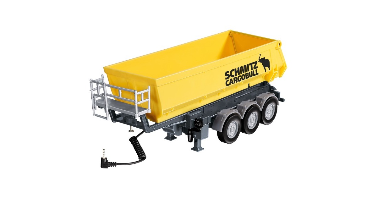 SIKU CONTROL32 3-Achs-Kippsattelauflieger, RC(gelb/schwarz, 1:32) SIKU CONTROL32 3-Achs-Kippsattelauflieger, RC(gelb/schwarz, 1:32)