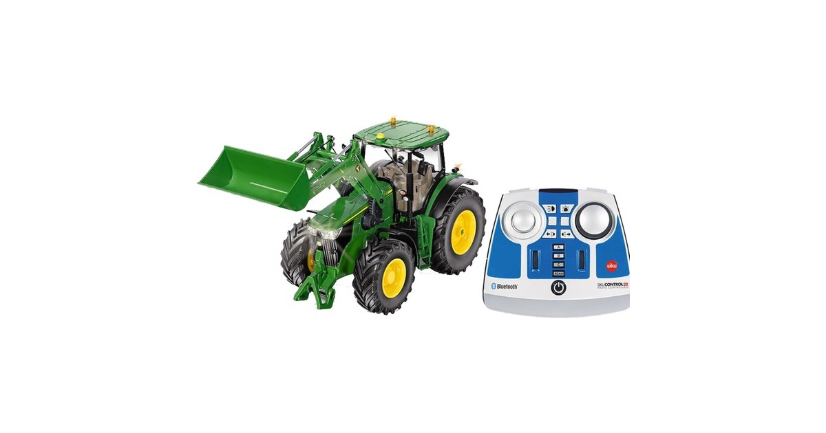 SIKU CONTROL32 John Deere 7310R mit Frontlader und Bluetooth-Fernsteuermodul, RC(grün, 1:32) SIKU CONTROL32 John Deere 7310R mit Frontlader und Bluetooth-Fernsteuermodul, RC(grün, 1:32)