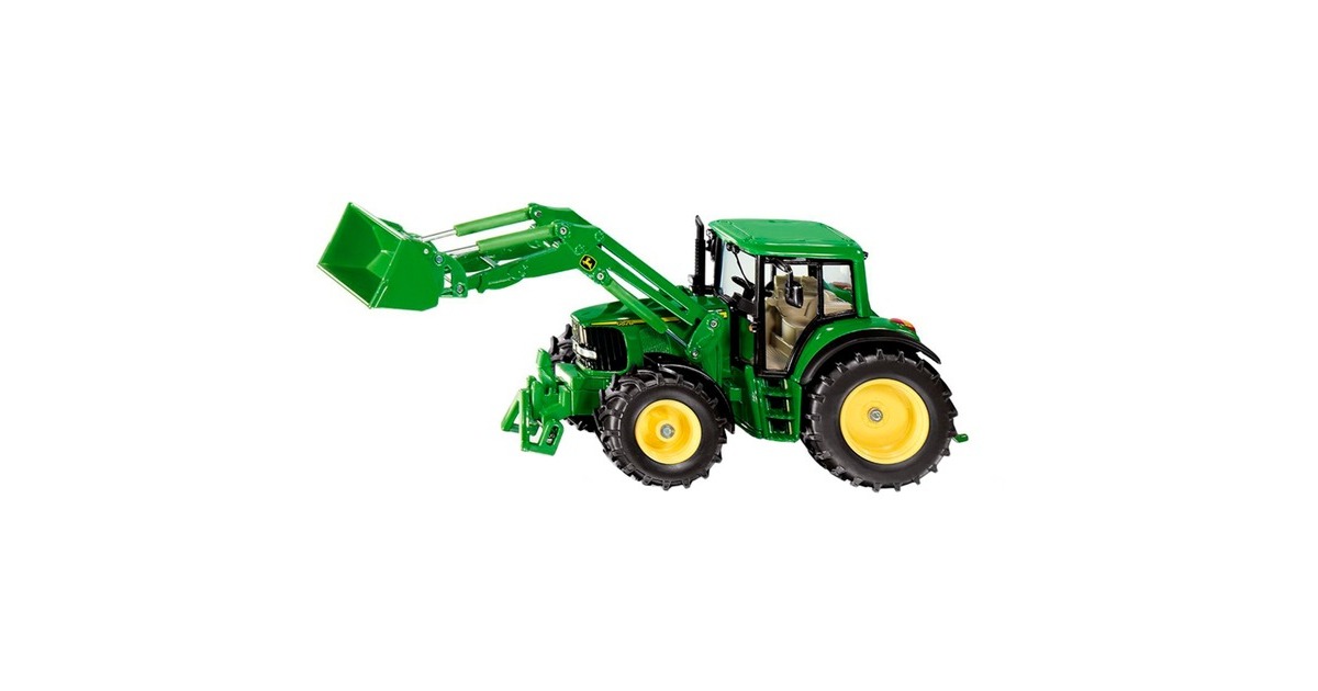 SIKU FARMER John Deere mit Frontlader, Modellfahrzeug