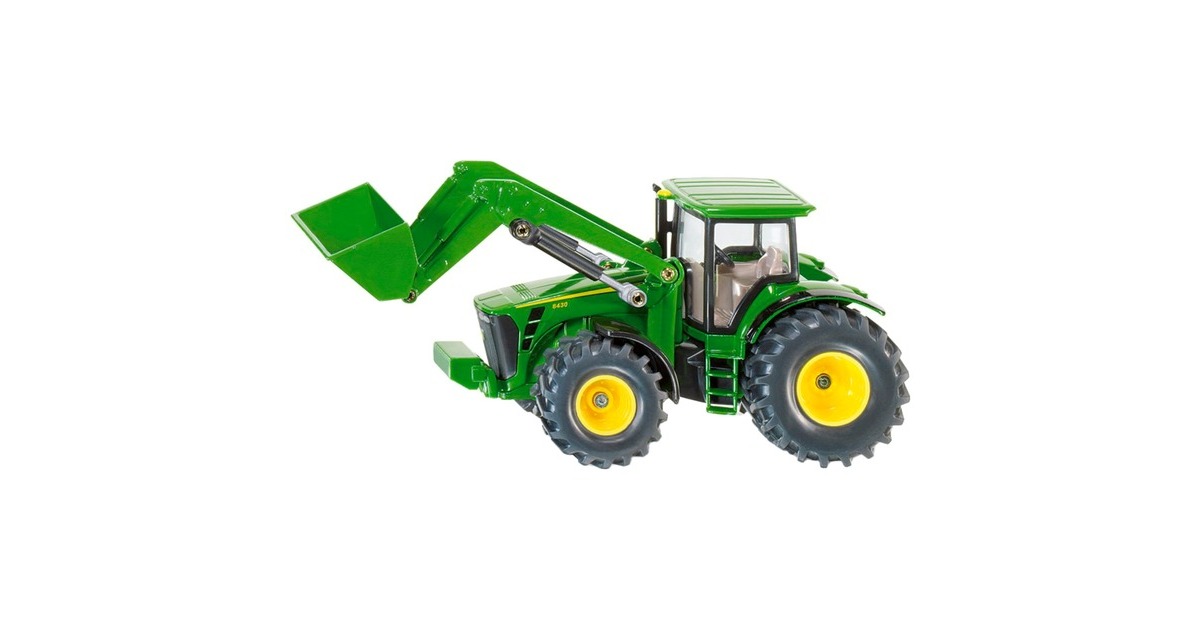 SIKU FARMER John Deere mit Frontlader, Modellfahrzeug