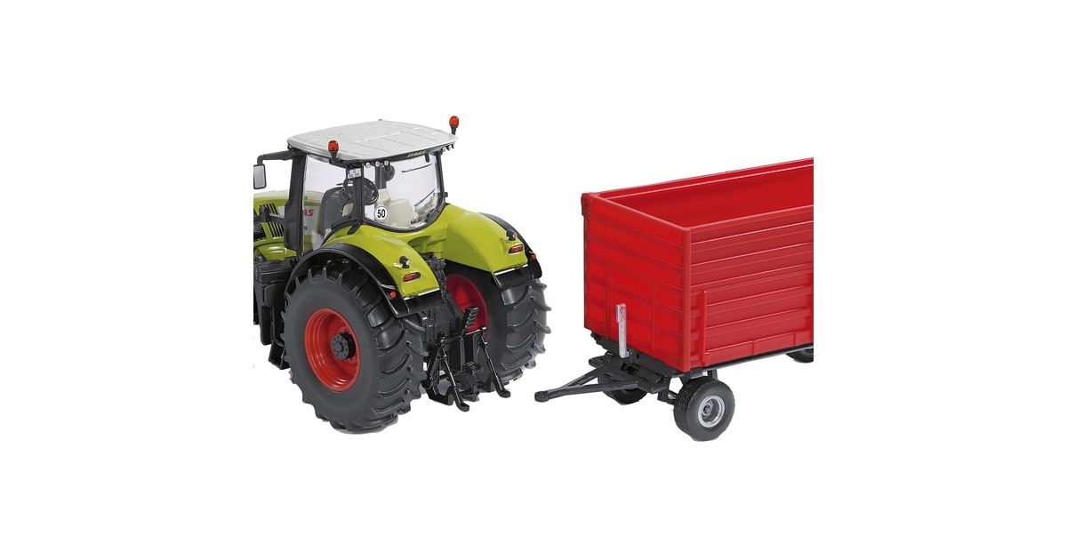 SIKU FARMER Zwei-Achs-Anhänger, Modellfahrzeug(rot)