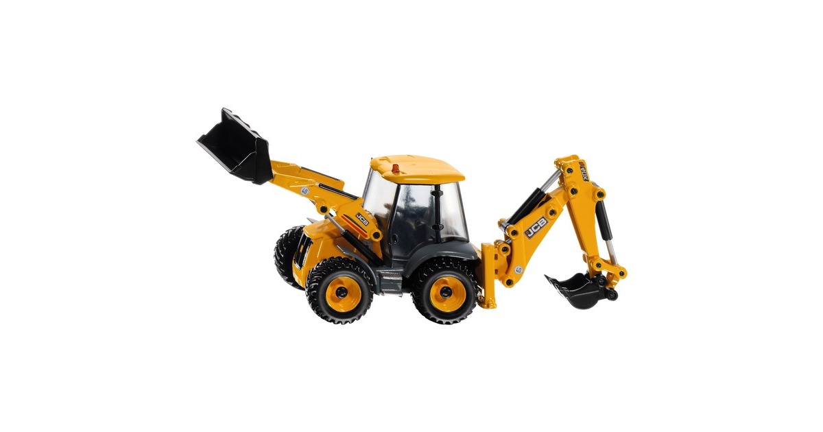 SIKU SUPER JCB 4CX Baggerlader, Modellfahrzeug(gelb/schwarz)
