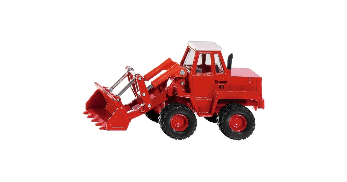 SIKU SUPER Kramer 411 Radlader, Modellfahrzeug(rot)