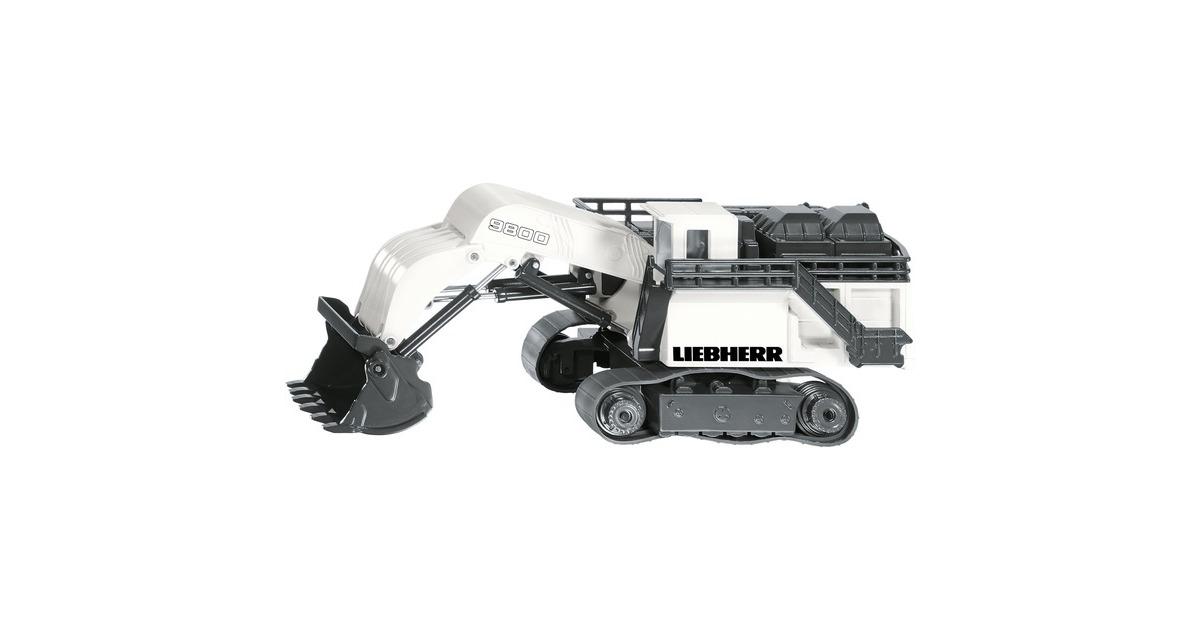 SIKU SUPER Liebherr R9800 Mining-Bagger, Modellfahrzeug(weiß/schwarz)