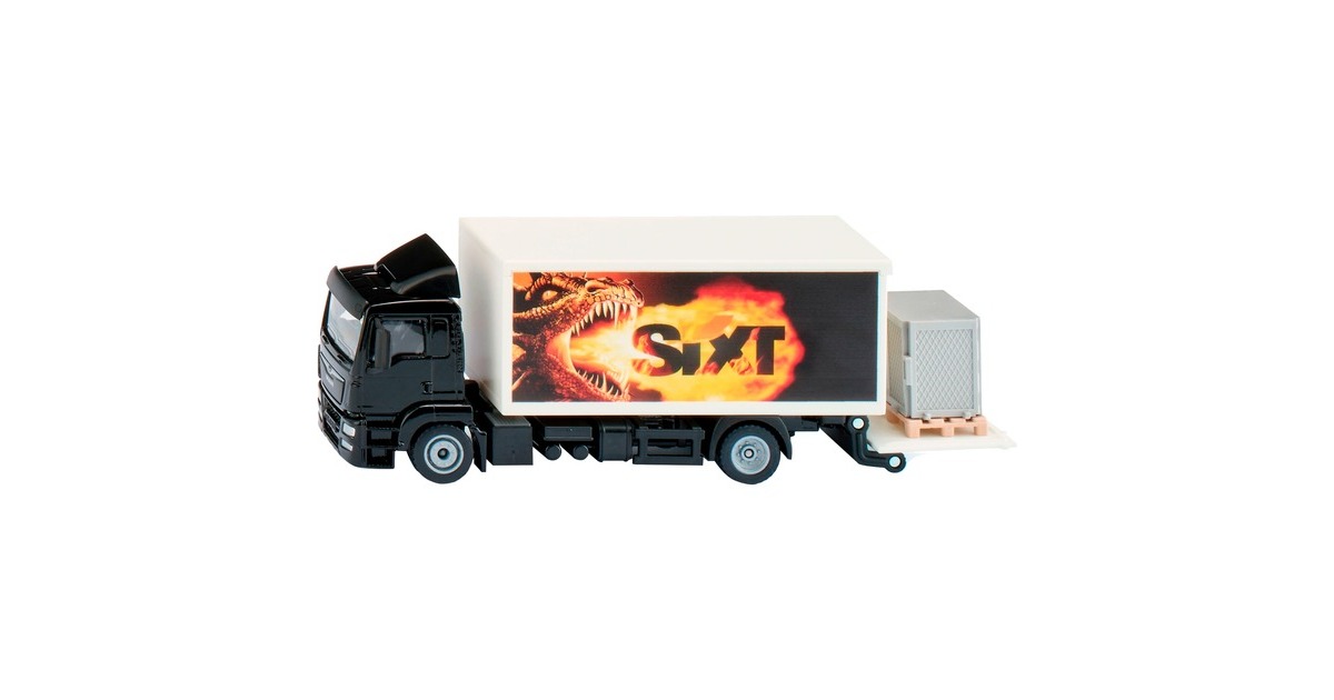 SIKU SUPER MAN LKW mit Kofferaufbau, Modellfahrzeug