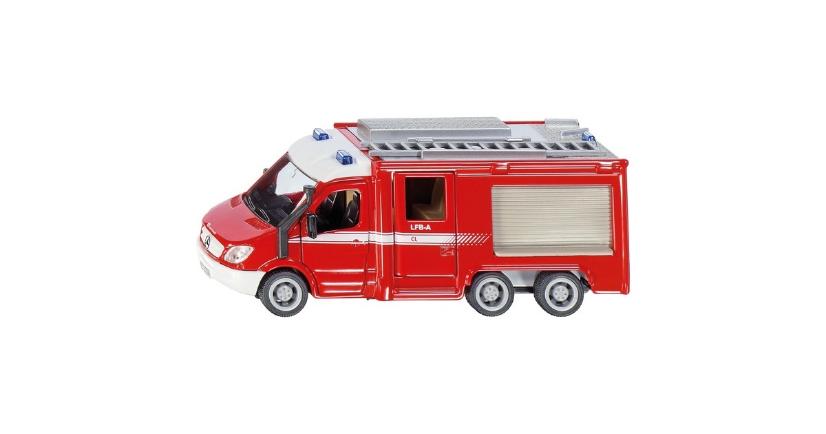 SIKU SUPER Mercedes-Benz Sprinter 6x6 Feuerwehr, Modellfahrzeug