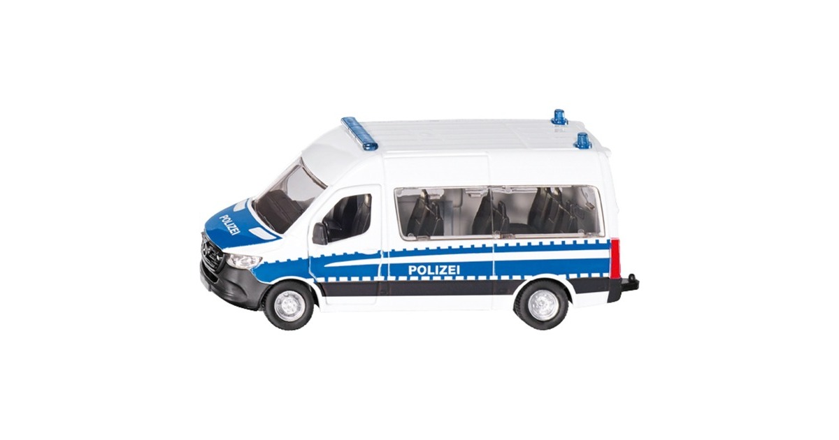 SIKU SUPER Mercedes-Benz Sprinter Bundespolizei, Modellfahrzeug(blau/weiß)
