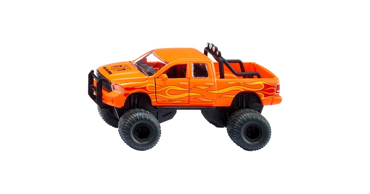 SIKU SUPER RAM 1500 mit Ballonreifen, Modellfahrzeug(orange)
