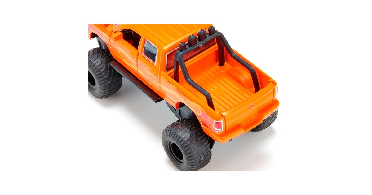 SIKU SUPER RAM 1500 mit Ballonreifen, Modellfahrzeug(orange)