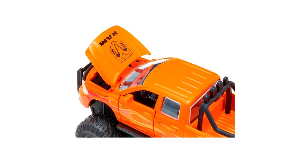 SIKU SUPER RAM 1500 mit Ballonreifen, Modellfahrzeug(orange)