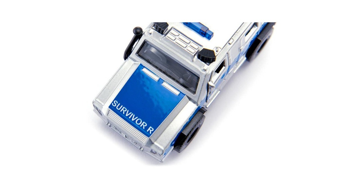 SIKU SUPER Rheinmetall MAN Survivor R, Modellfahrzeug(silber/blau)