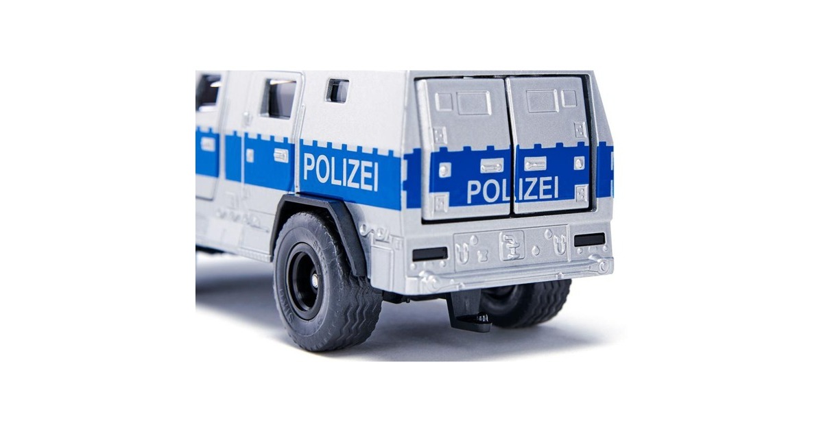 SIKU SUPER Rheinmetall MAN Survivor R, Modellfahrzeug(silber/blau)