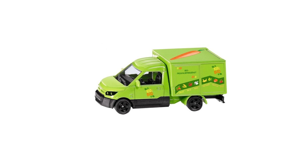 SIKU SUPER Streetscooter BIO Lieferdienst, Modellfahrzeug