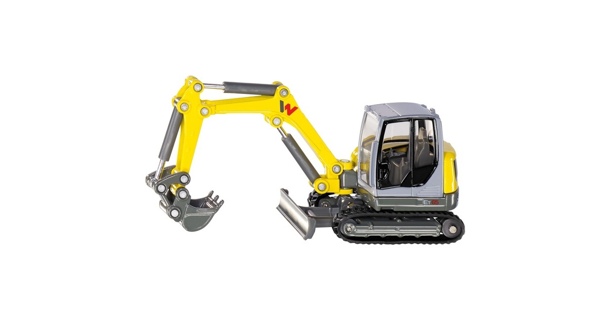 SIKU SUPER Wacker Neuson ET65 Kettenbagger, Modellfahrzeug(gelb/grau)