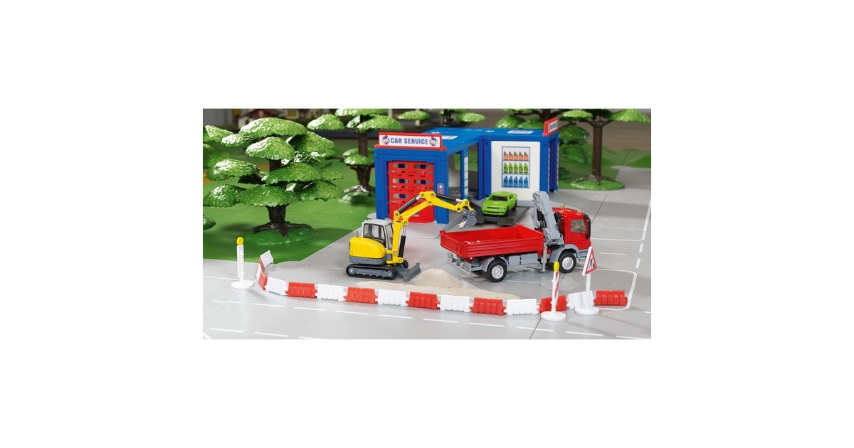 SIKU SUPER Wacker Neuson ET65 Kettenbagger, Modellfahrzeug(gelb/grau)