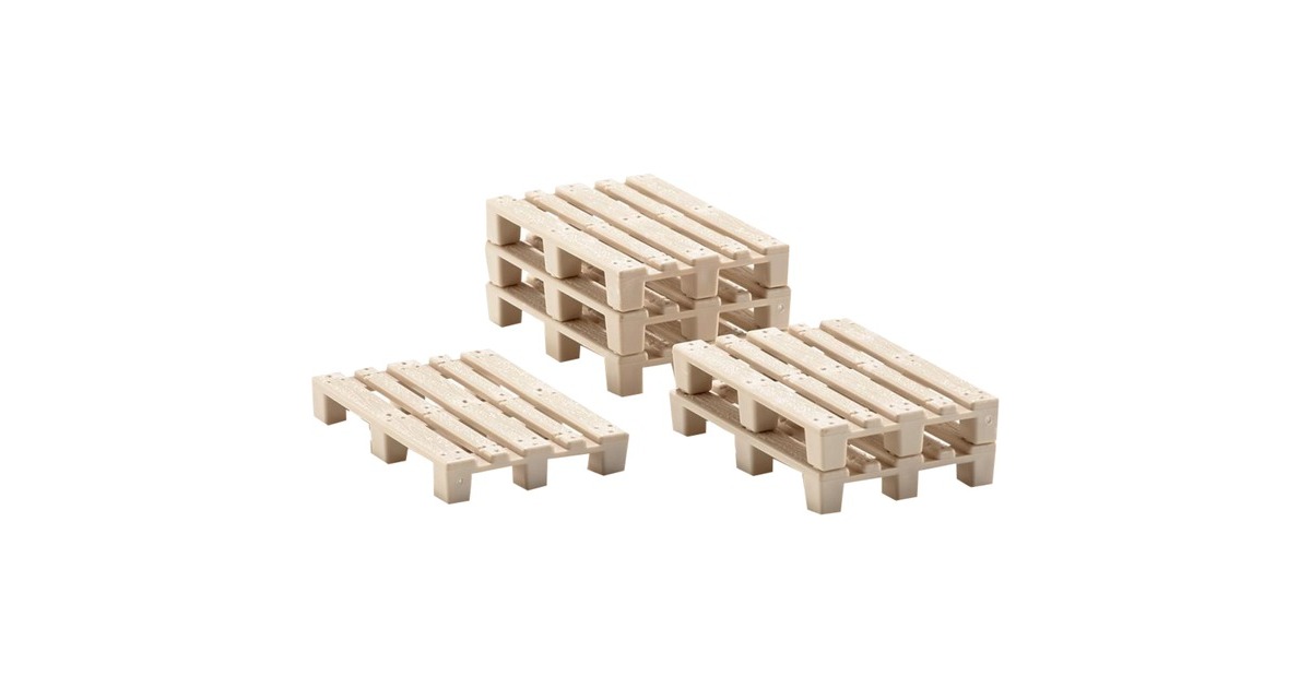 SIKU ZUBEHÖR 50 Paletten, Modellfahrzeug(weiß)