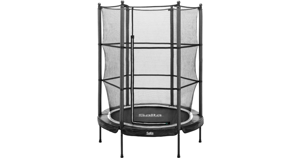 Salta Junior Trampolin, Fitnessgerät(schwarz, rund, 140 cm)