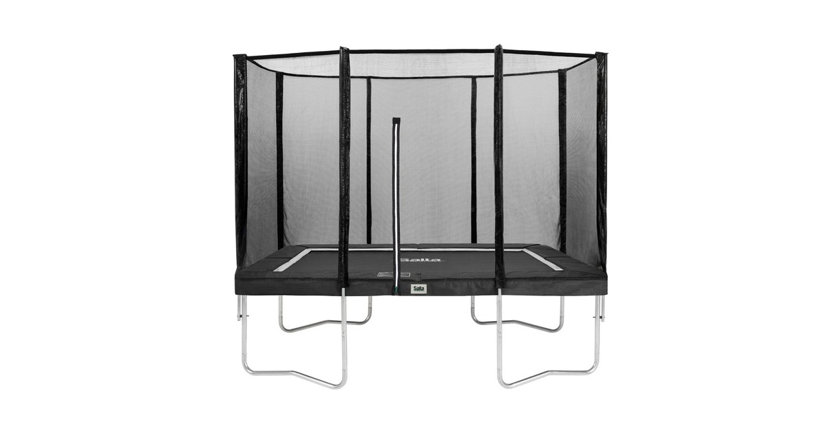 Salta Trampolin Combo, Fitnessgerät(schwarz, rechteckig, 214 x 305 cm)