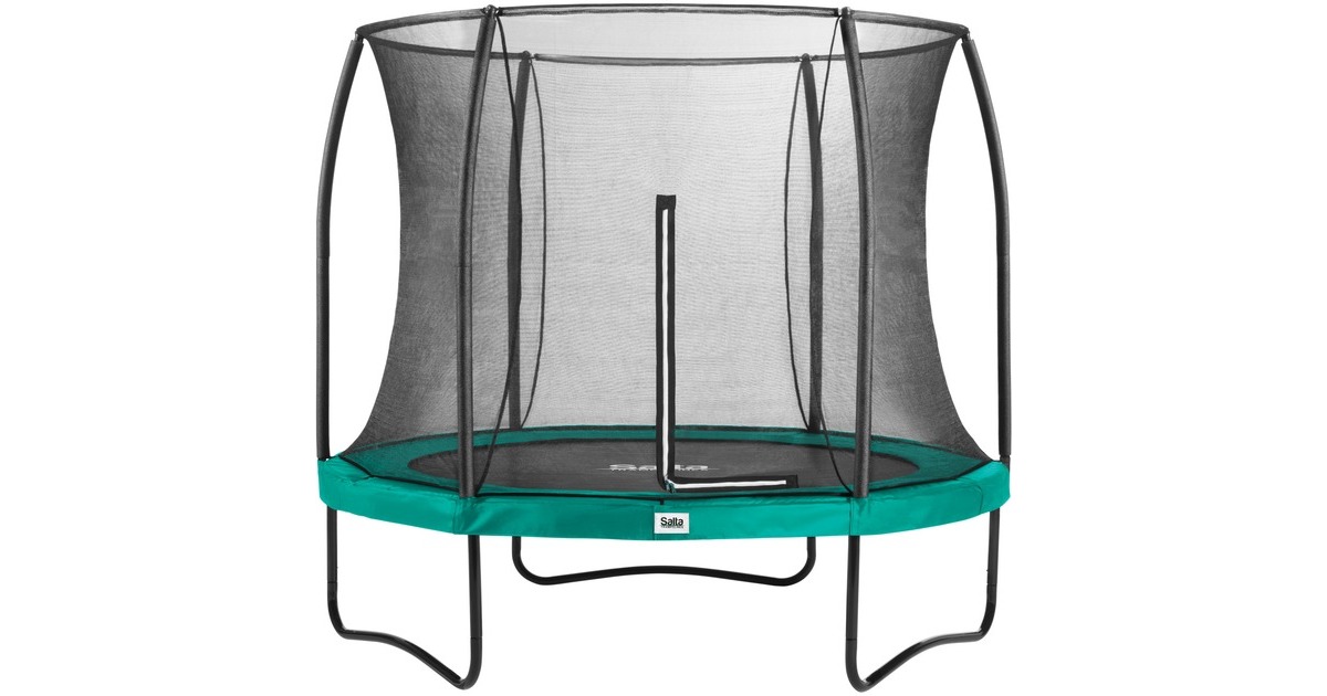 Salta Trampolin Comfort Edition, Fitnessgerät(grün/schwarz, rund, 305 cm)
