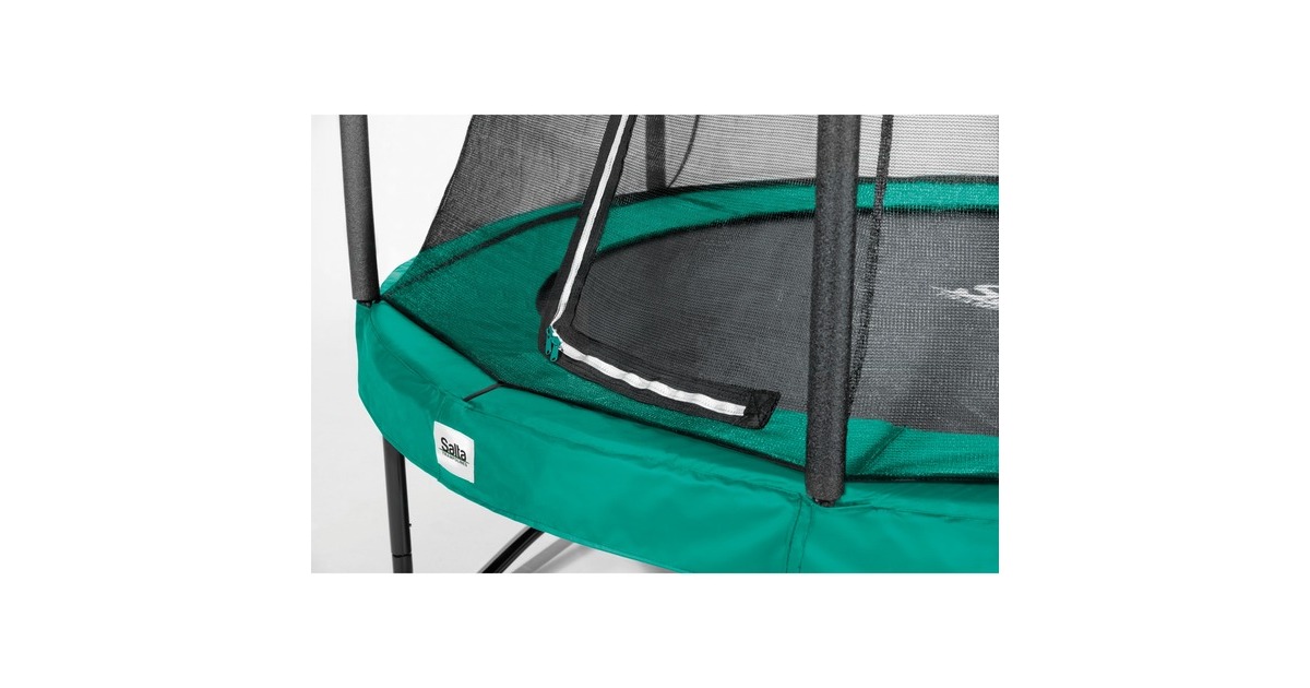 Salta Trampolin Comfort Edition, Fitnessgerät(grün/schwarz, rund, 305 cm)