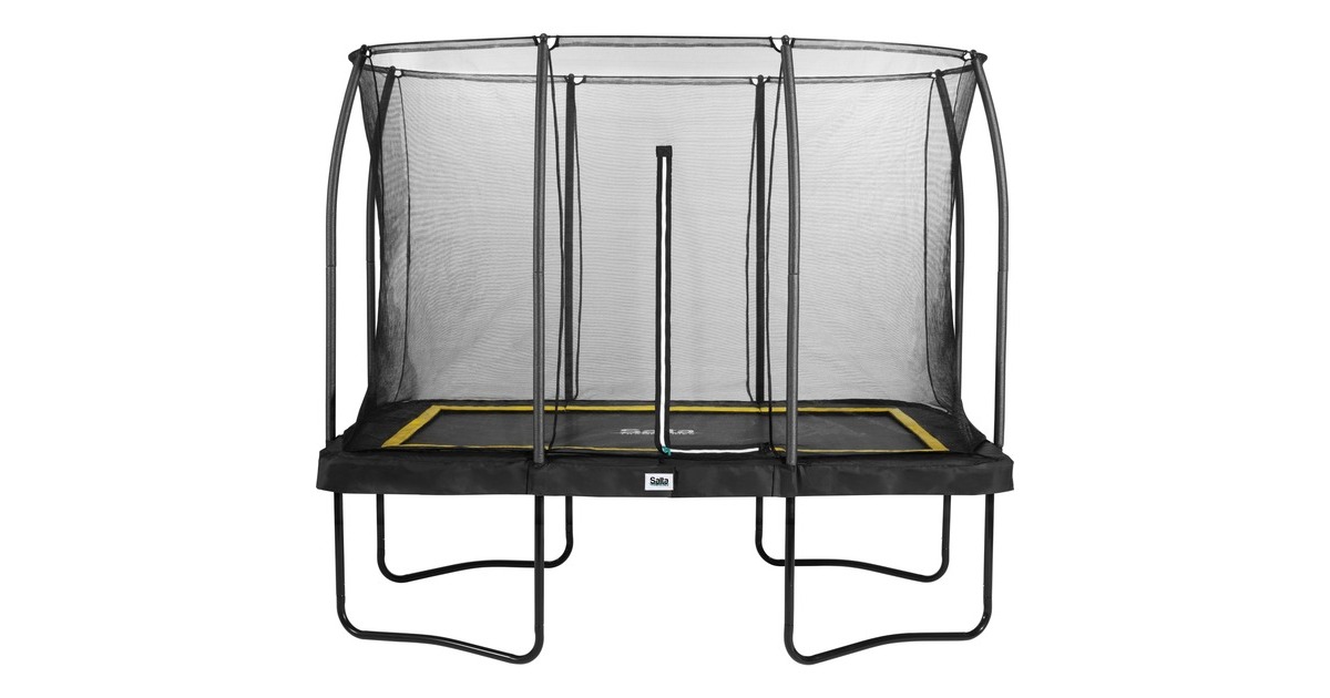 Salta Trampolin Comfort Edition, Fitnessgerät(schwarz, rechteckig, 214 x 305 cm)
