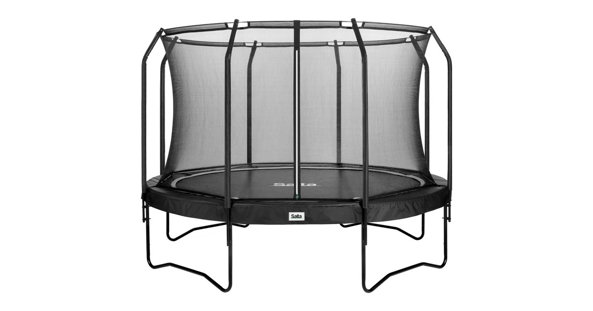 Salta Trampolin Premium Black Edition, Fitnessgerät(schwarz, rund, 396 cm)