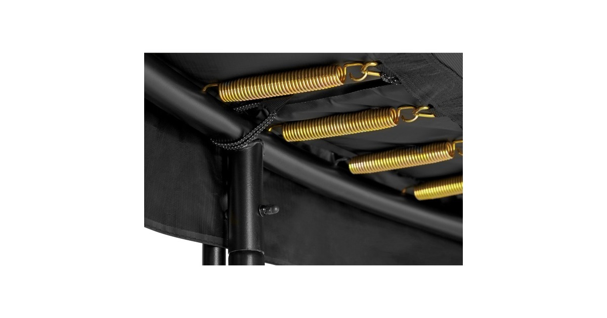 Salta Trampolin Premium Black Edition, Fitnessgerät(schwarz, rund, 396 cm)
