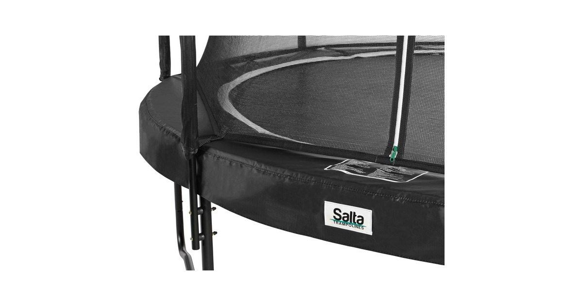 Salta Trampolin Premium Black Edition, Fitnessgerät(schwarz, rund, 305 cm)