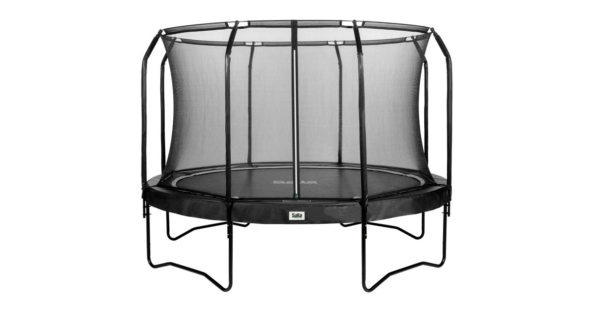Salta Trampolin Premium Black Edition, Fitnessgerät(schwarz, rund, 366 cm)