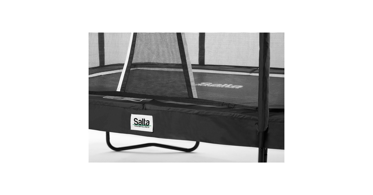 Salta Trampolin Premium Black Edition, Fitnessgerät(schwarz, rechteckig, 214 x 305 cm)