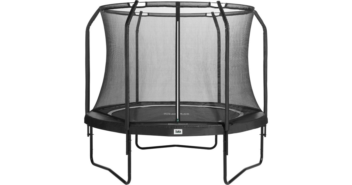 Salta Trampolin Premium Black Edition, Fitnessgerät(schwarz, rund, 251 cm)