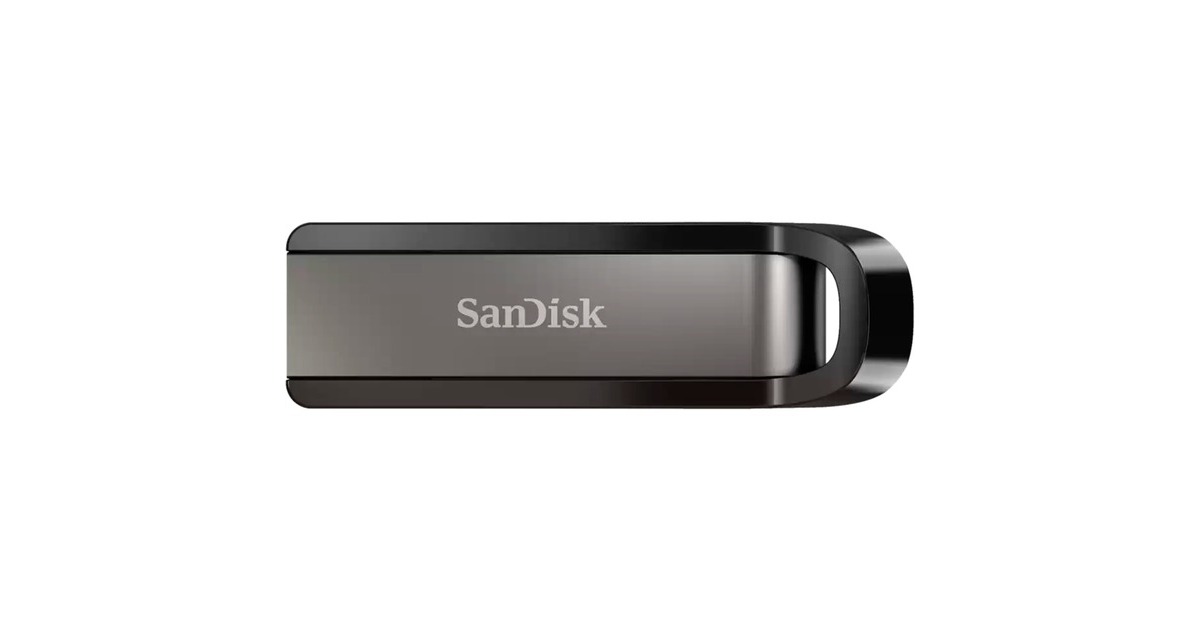 SanDisk Extreme Go 128 GB, USB-Stick(silber/schwarz, USB-A 3.2 Gen 1)