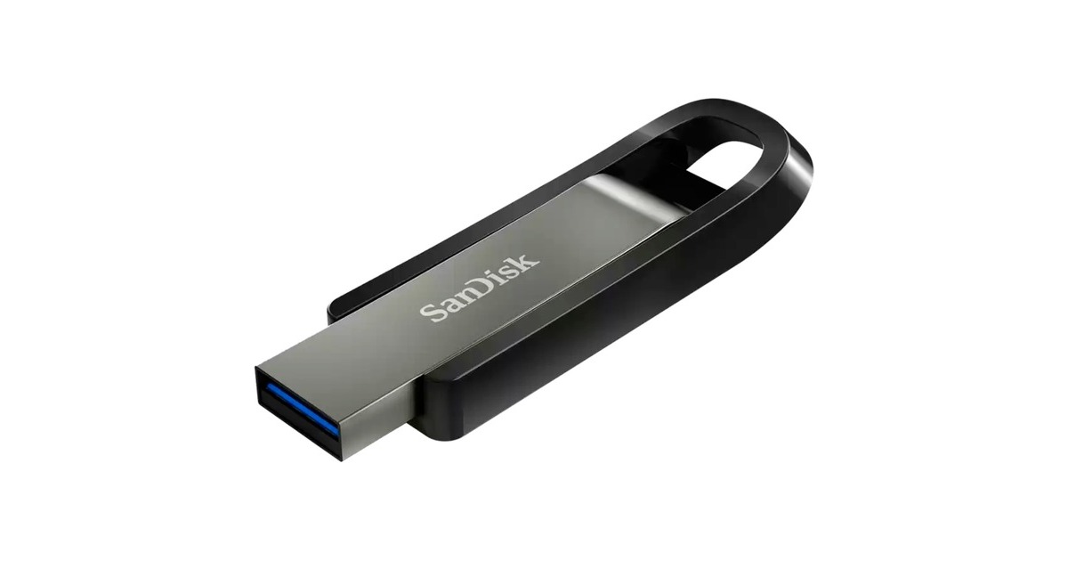 SanDisk Extreme Go 64 GB, USB-Stick(silber/schwarz, USB-A 3.2 Gen 1)