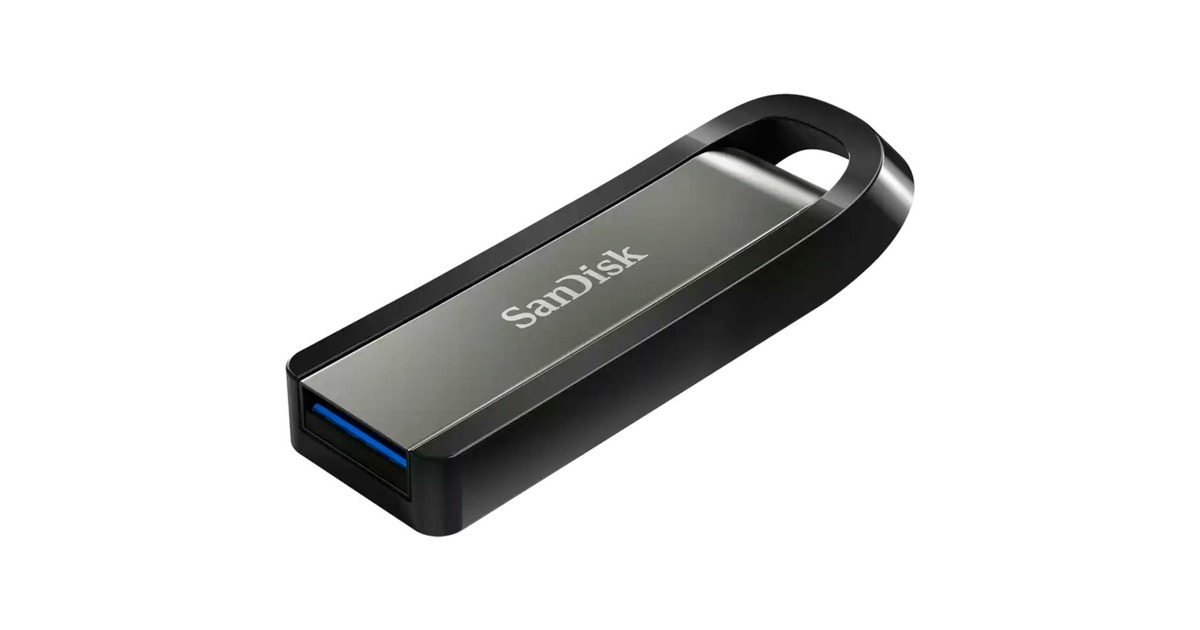 SanDisk Extreme Go 64 GB, USB-Stick(silber/schwarz, USB-A 3.2 Gen 1)