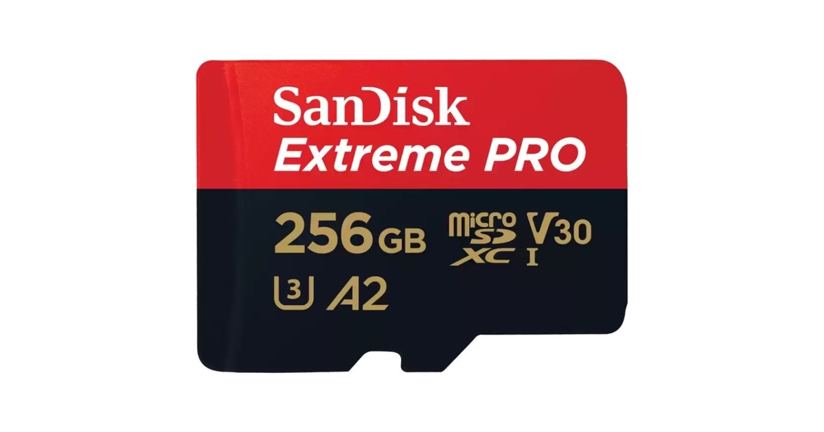 SanDisk Extreme PRO 256 GB microSDXC, Speicherkarte(UHS-I U3, Class 10, V30, A2)
